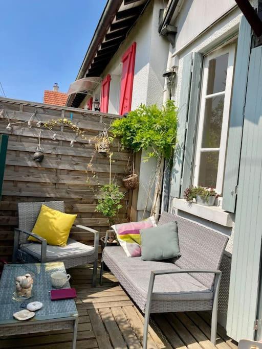 Charmante Maisonnette Proche Plage Et Commerces Blonville-sur-Mer Exteriör bild